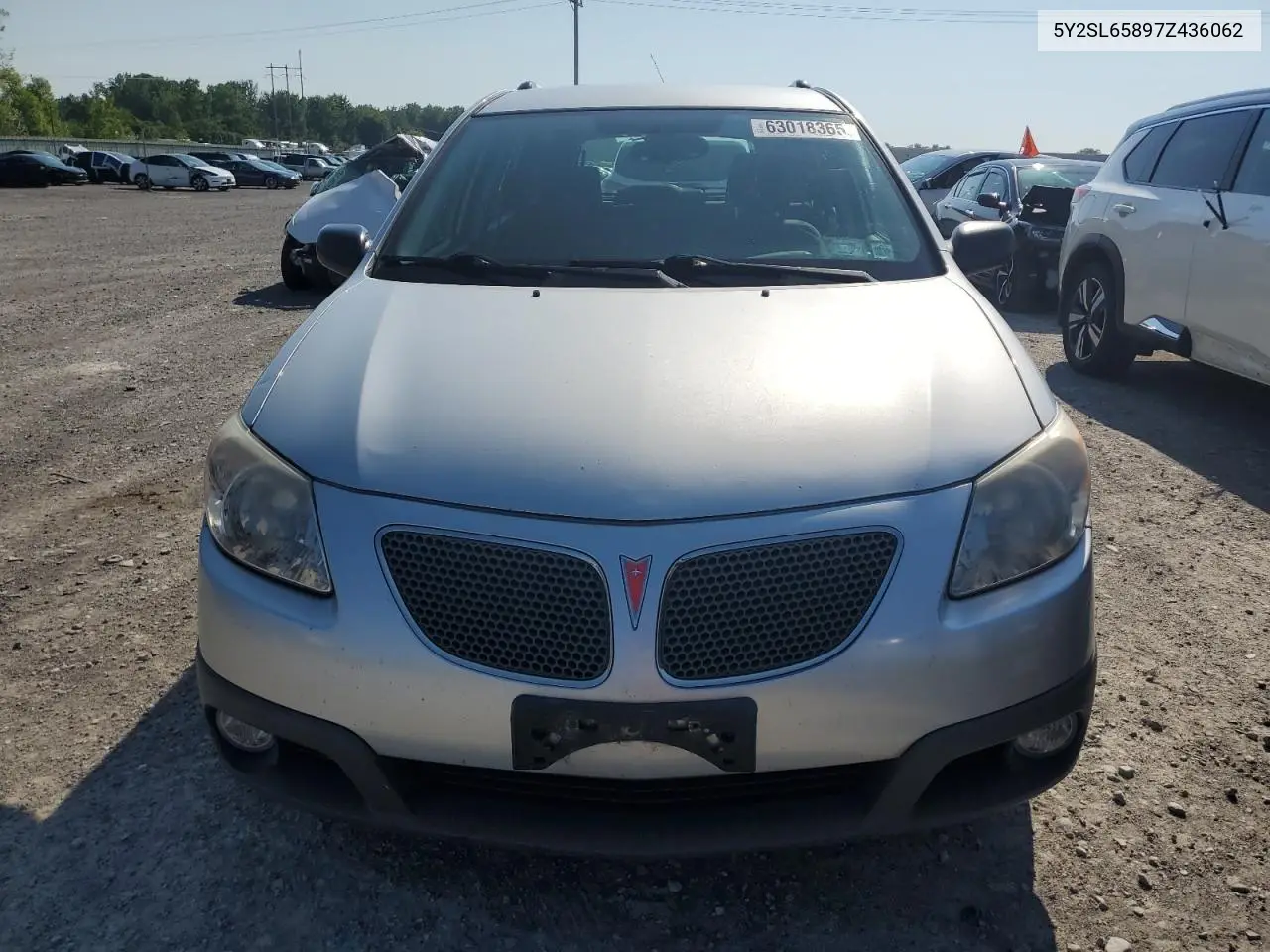 2007 Pontiac Vibe VIN: 5Y2SL65897Z436062 Lot: 63018365