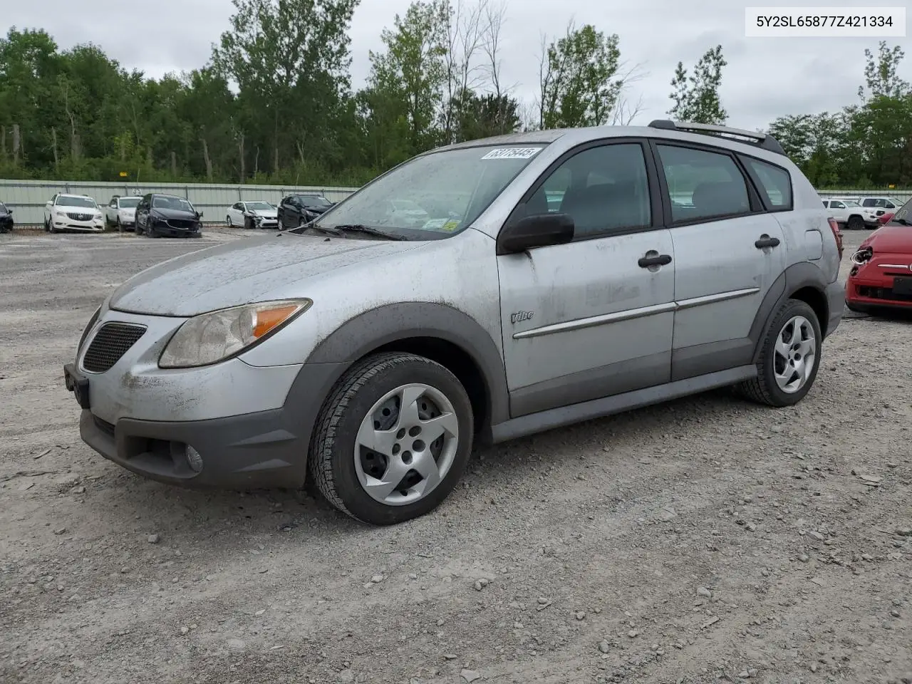 2007 Pontiac Vibe VIN: 5Y2SL65877Z421334 Lot: 63775445