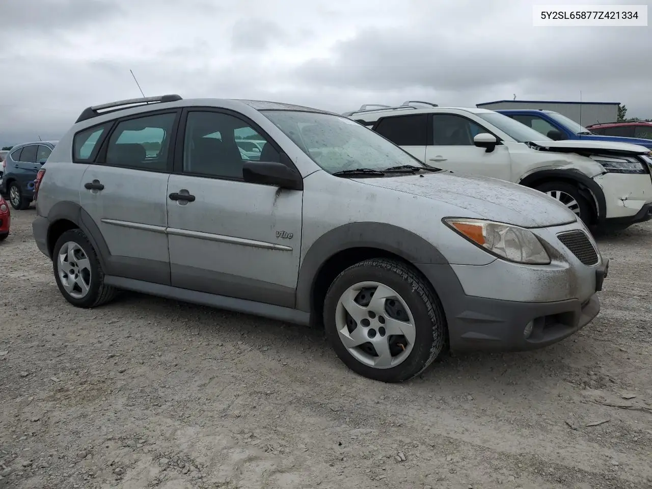 2007 Pontiac Vibe VIN: 5Y2SL65877Z421334 Lot: 63775445
