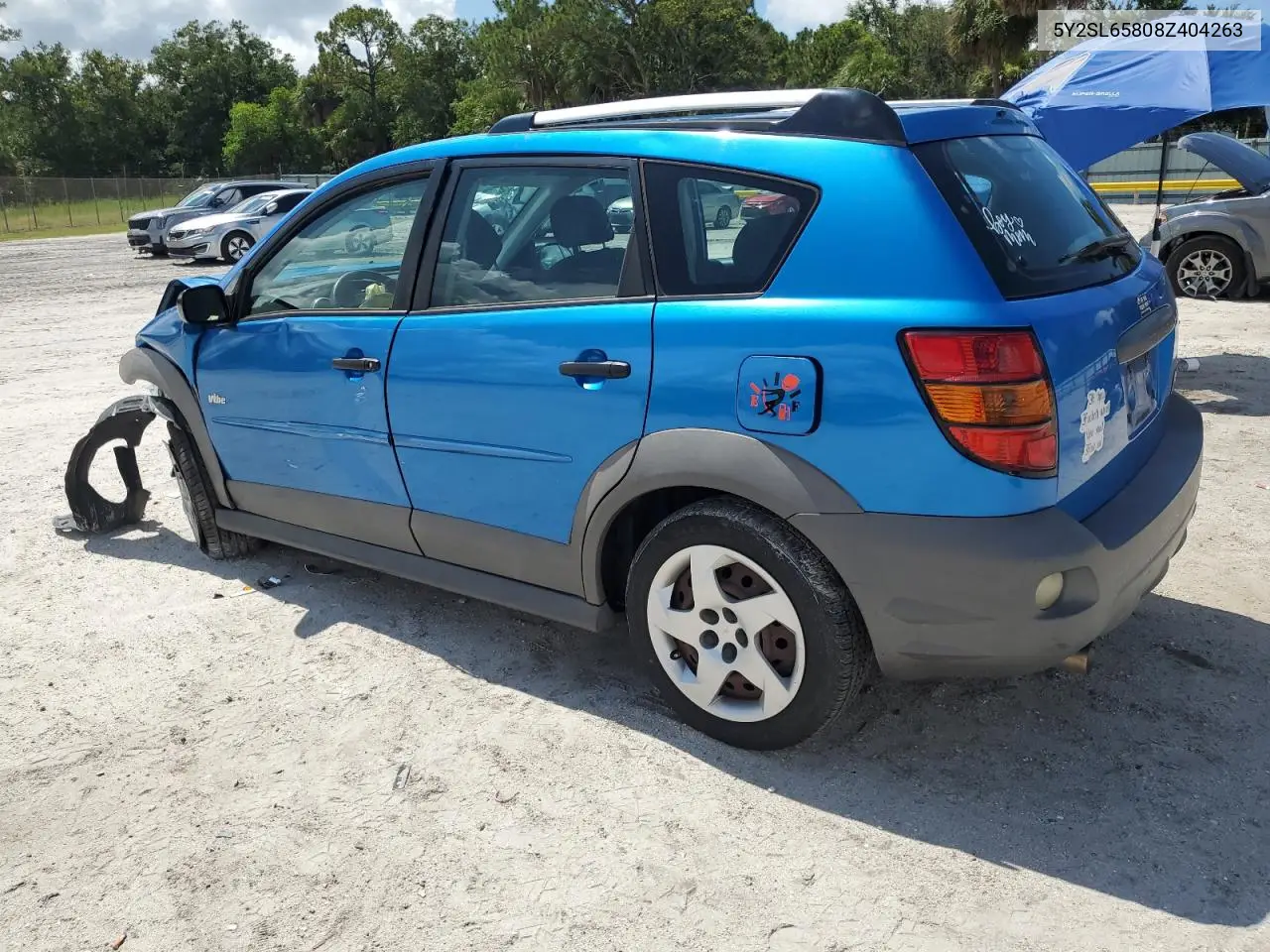 2008 Pontiac Vibe VIN: 5Y2SL65808Z404263 Lot: 62268395