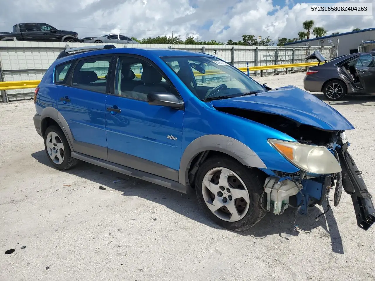 2008 Pontiac Vibe VIN: 5Y2SL65808Z404263 Lot: 62268395