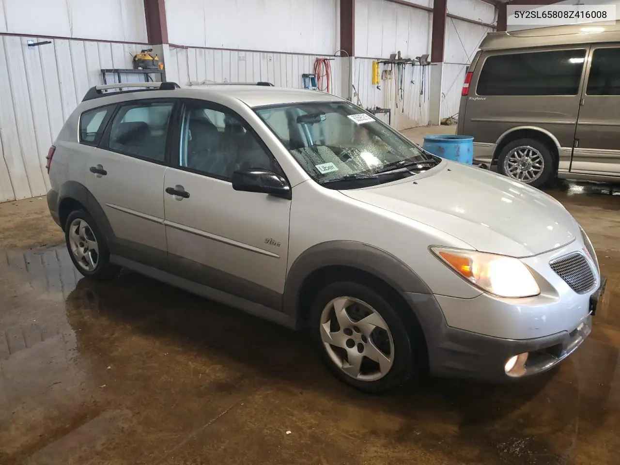 2008 Pontiac Vibe VIN: 5Y2SL65808Z416008 Lot: 63595215