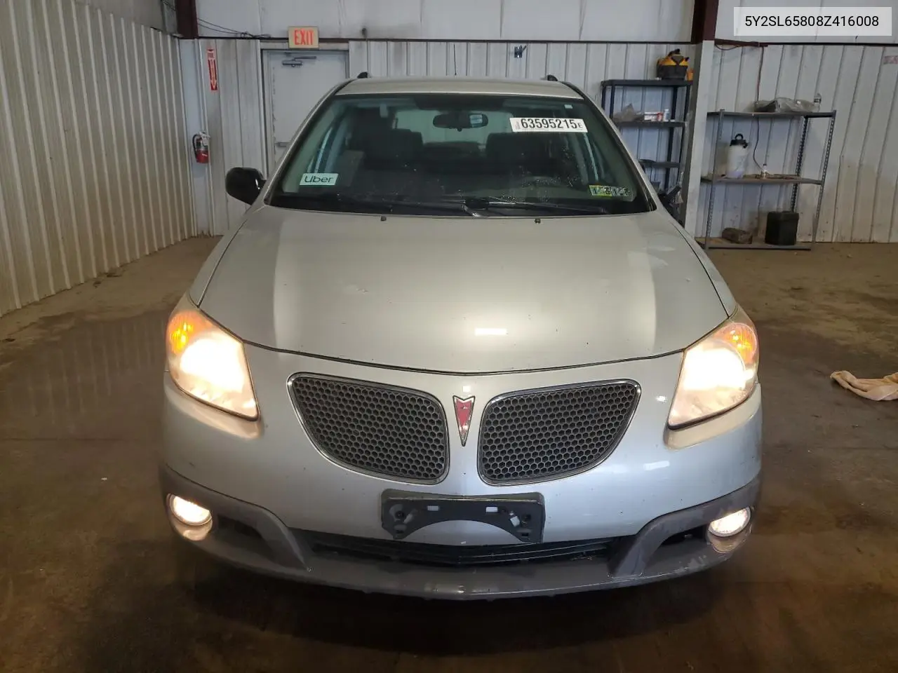 2008 Pontiac Vibe VIN: 5Y2SL65808Z416008 Lot: 63595215
