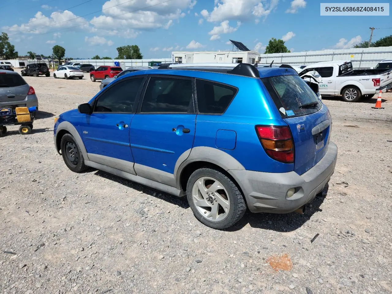 2008 Pontiac Vibe VIN: 5Y2SL65868Z408415 Lot: 63689245