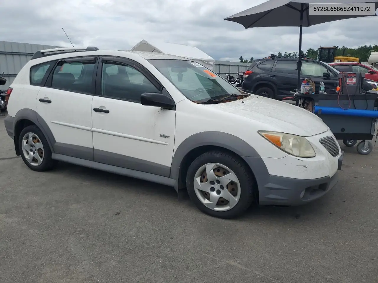 2008 Pontiac Vibe VIN: 5Y2SL65868Z411072 Lot: 64020195
