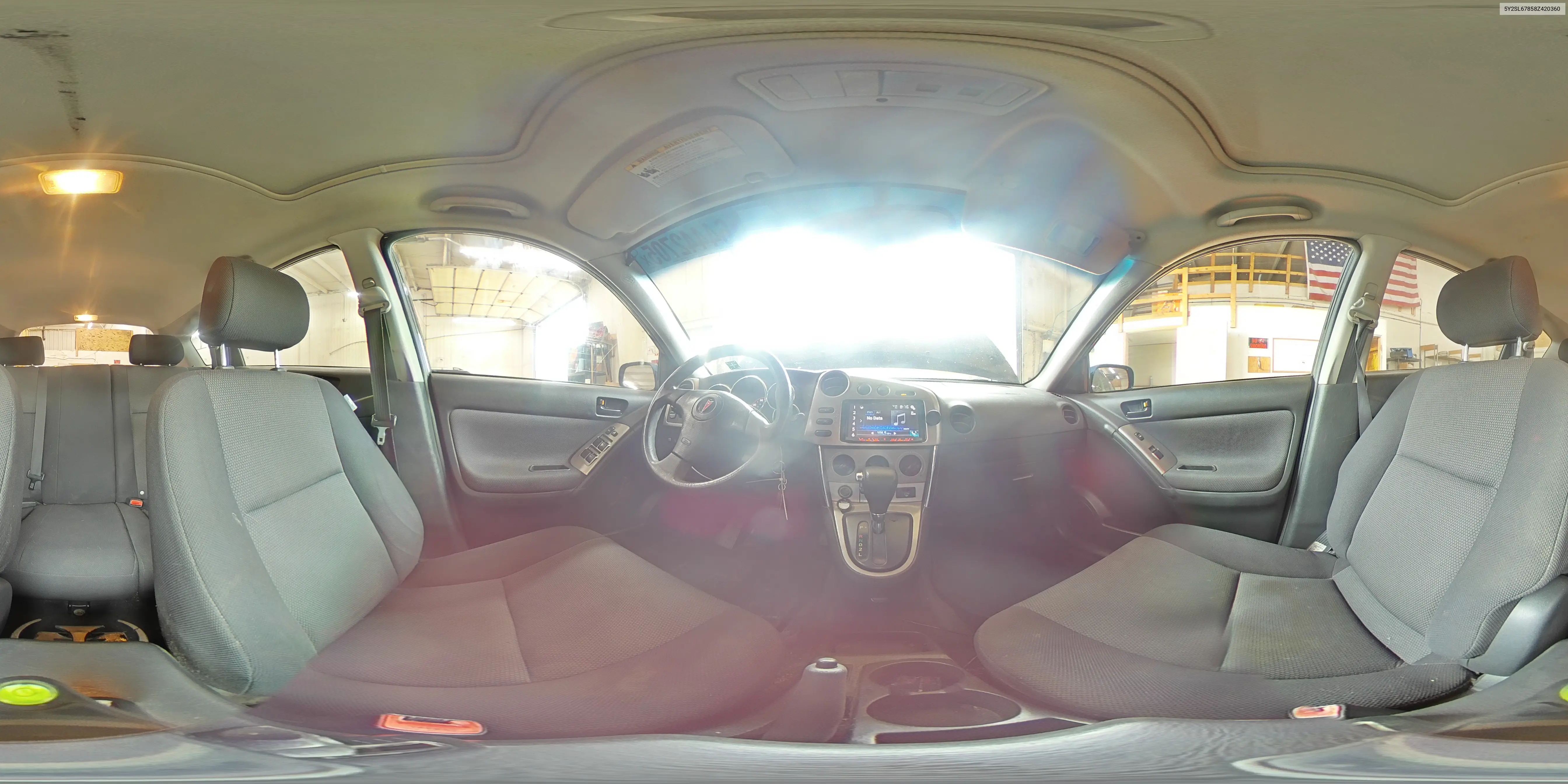 2008 Pontiac Vibe VIN: 5Y2SL67858Z420360 Lot: 64442705