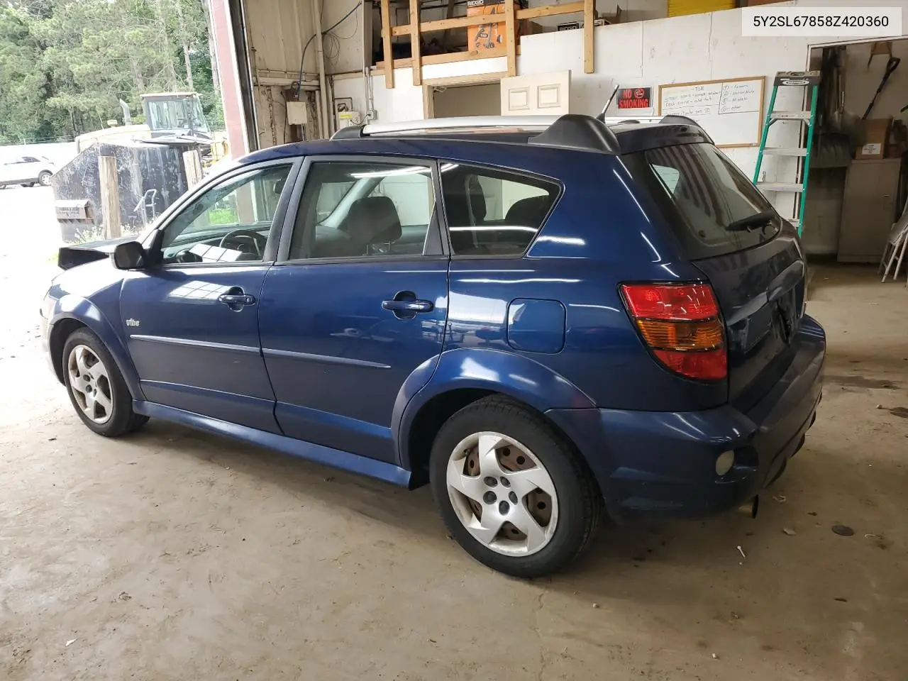 2008 Pontiac Vibe VIN: 5Y2SL67858Z420360 Lot: 64442705