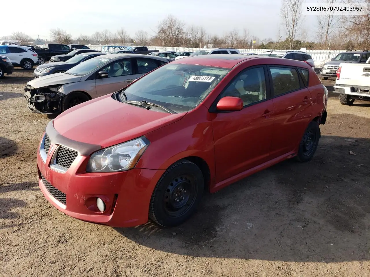 2009 Pontiac Vibe Gt VIN: 5Y2SR67079Z403957 Lot: 48805115