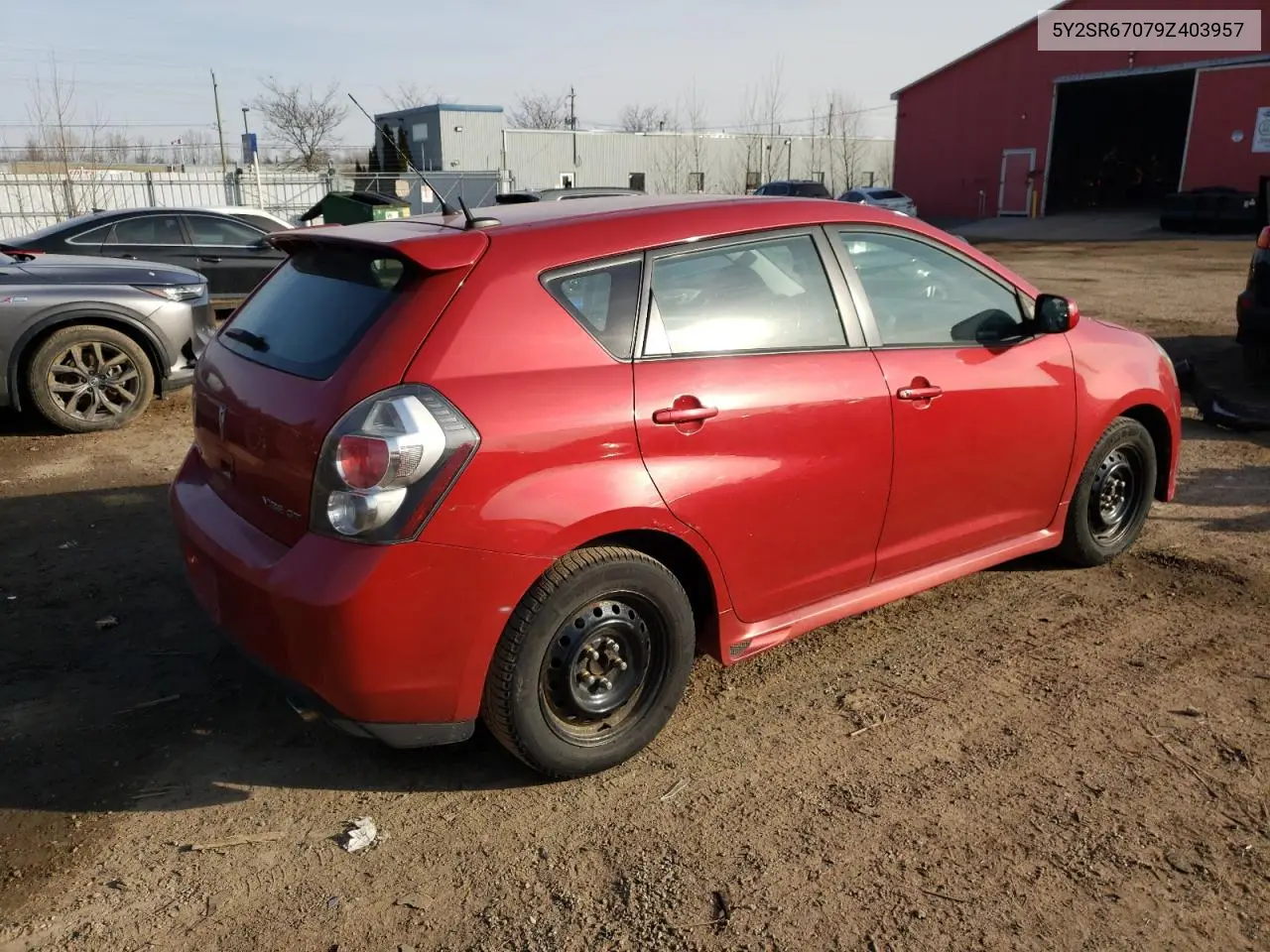 2009 Pontiac Vibe Gt VIN: 5Y2SR67079Z403957 Lot: 48805115