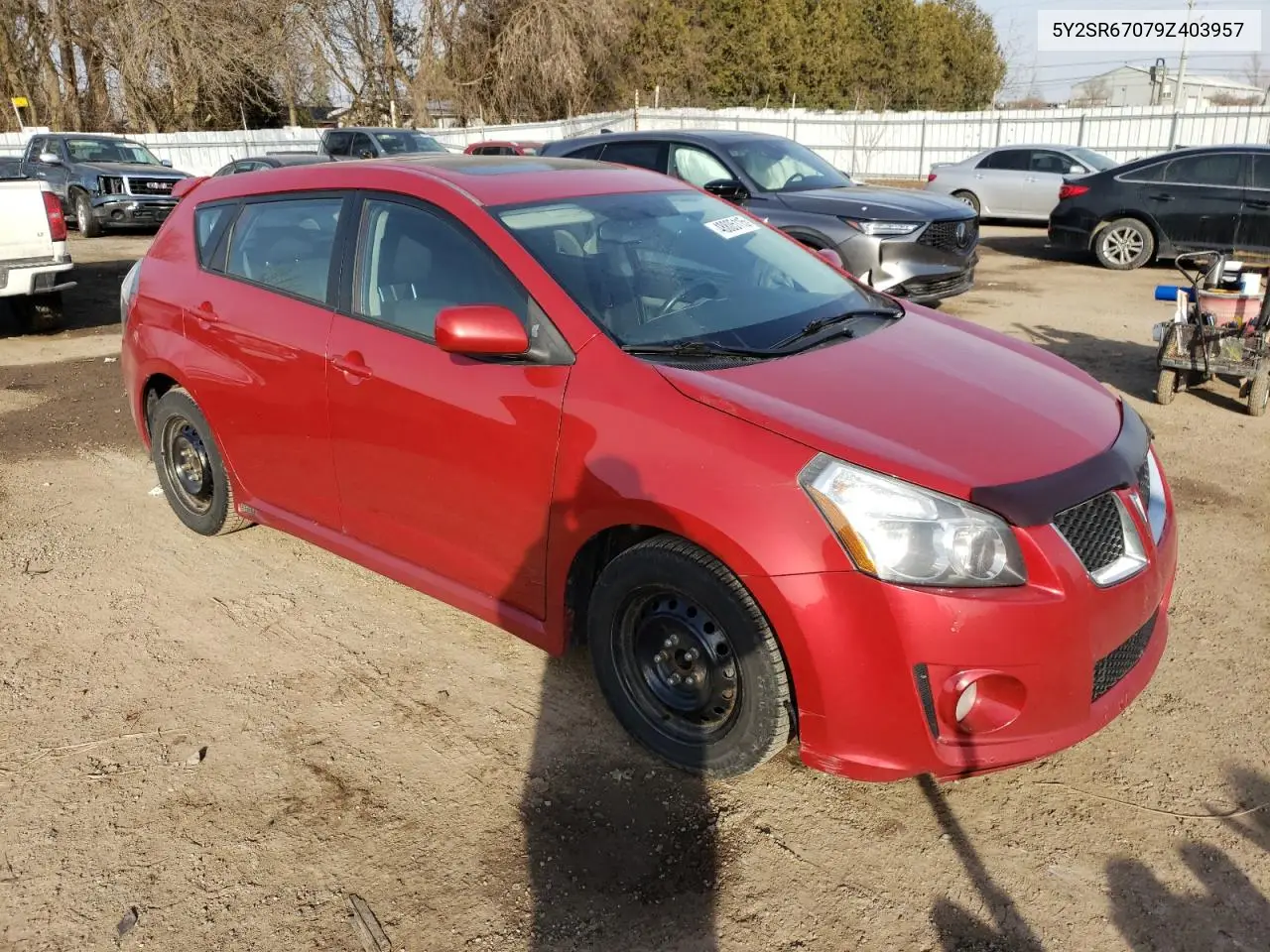 2009 Pontiac Vibe Gt VIN: 5Y2SR67079Z403957 Lot: 48805115