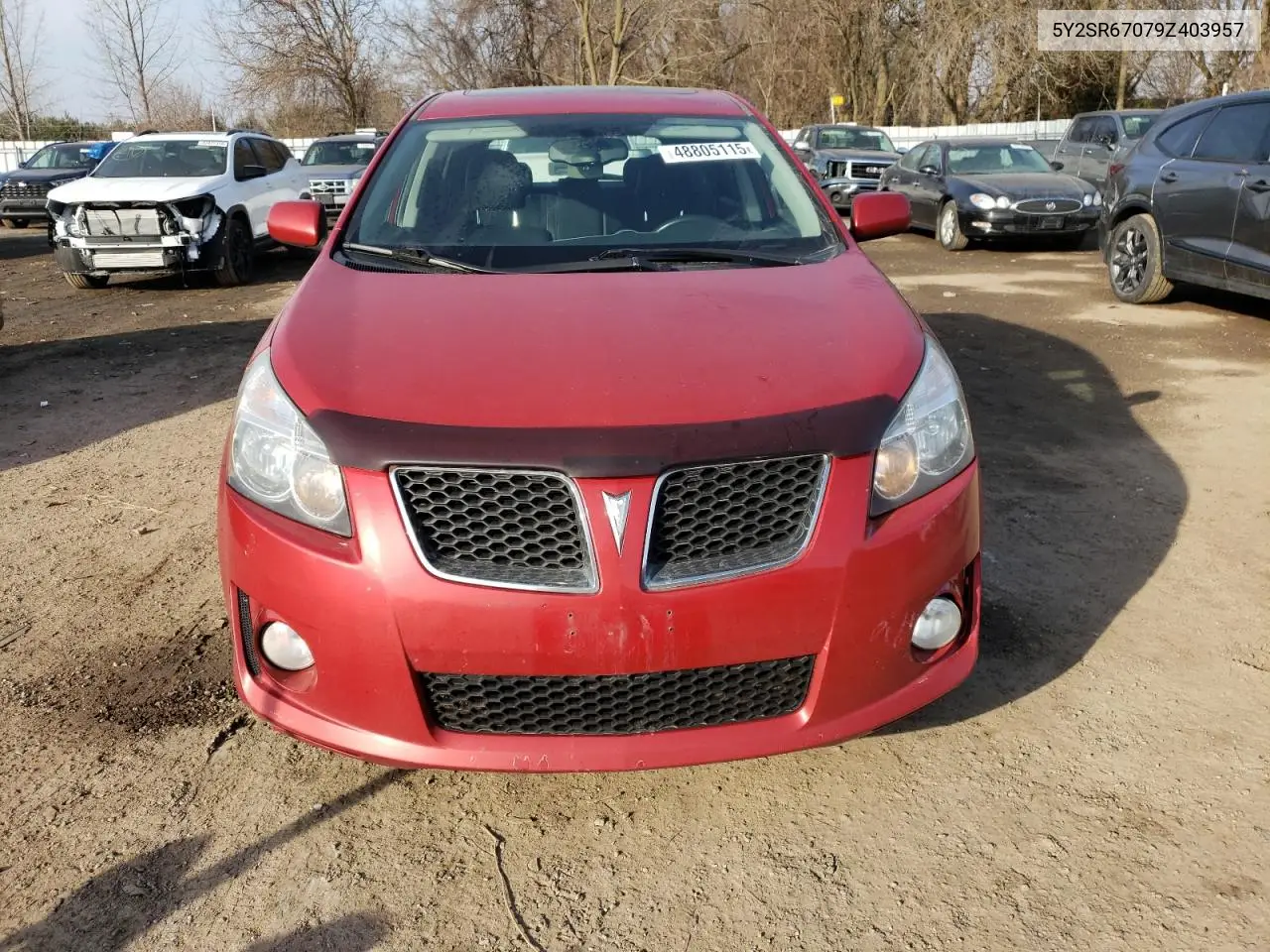 2009 Pontiac Vibe Gt VIN: 5Y2SR67079Z403957 Lot: 48805115