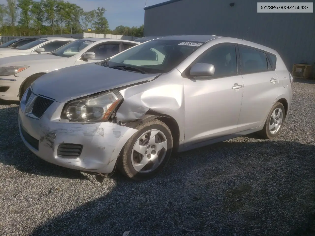 2009 Pontiac Vibe VIN: 5Y2SP678X9Z456437 Lot: 52857525