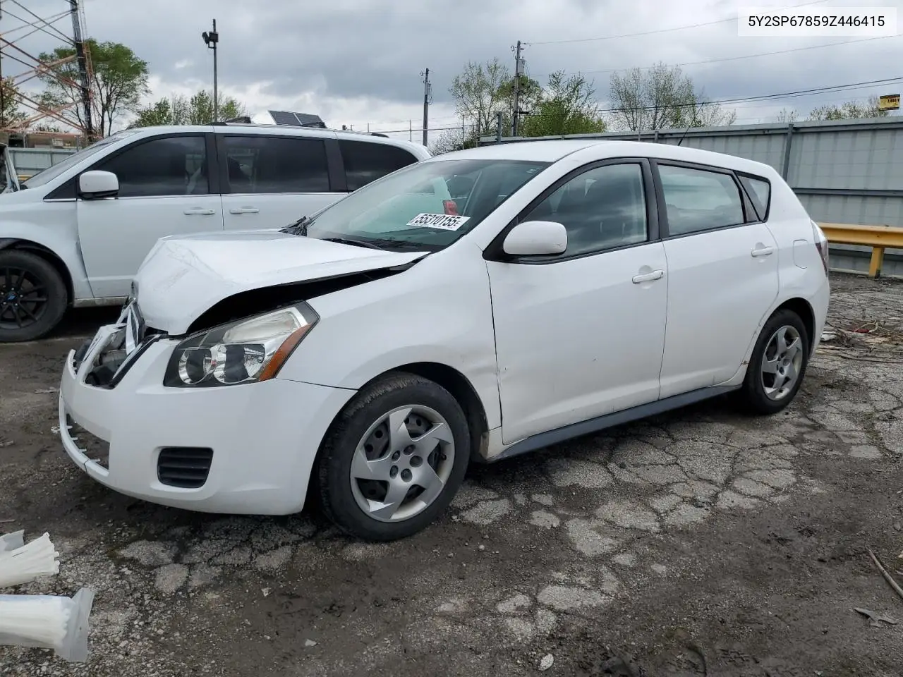 2009 Pontiac Vibe VIN: 5Y2SP67859Z446415 Lot: 55310155