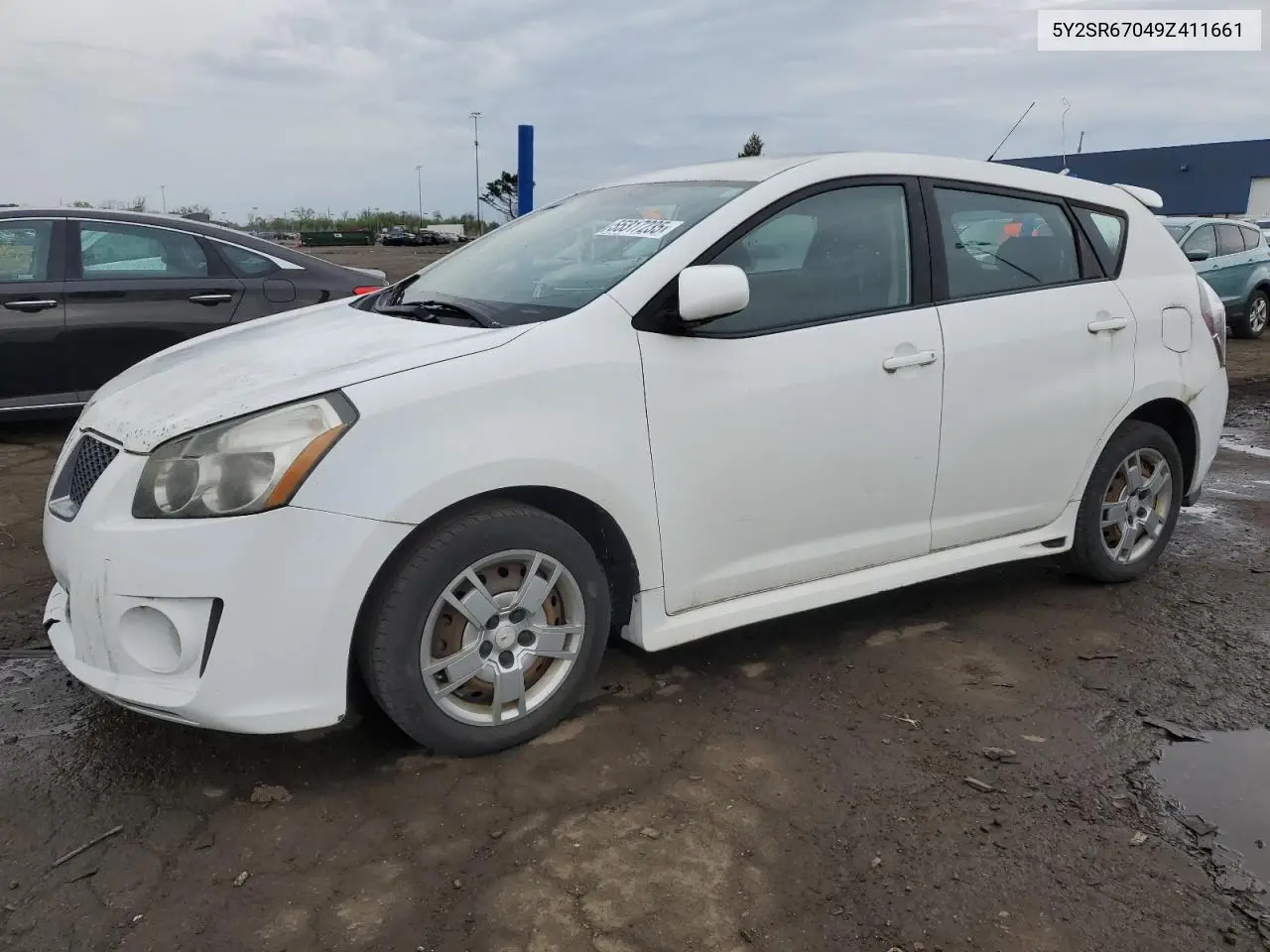 2009 Pontiac Vibe Gt VIN: 5Y2SR67049Z411661 Lot: 55317235