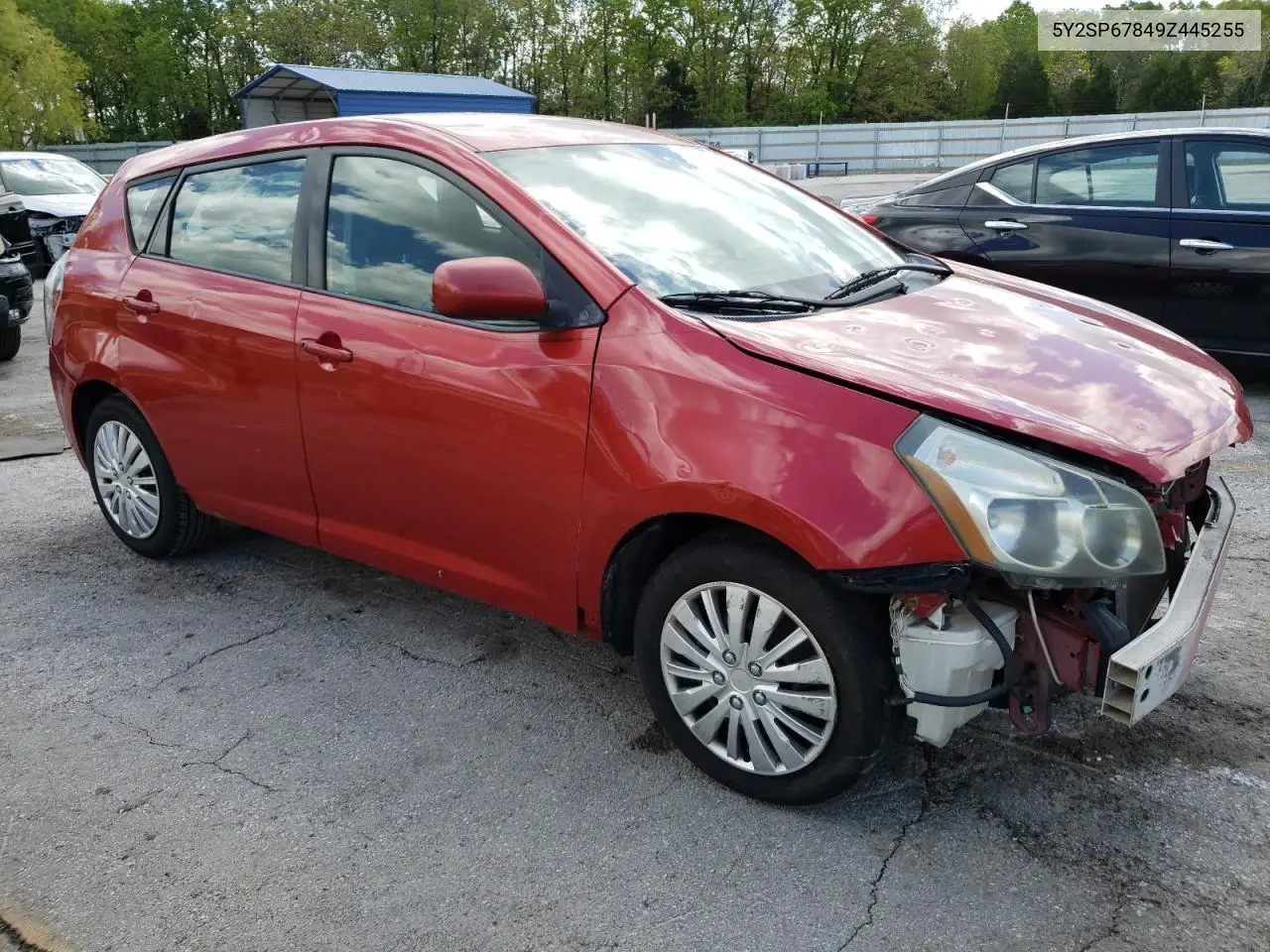 2009 Pontiac Vibe VIN: 5Y2SP67849Z445255 Lot: 55554535