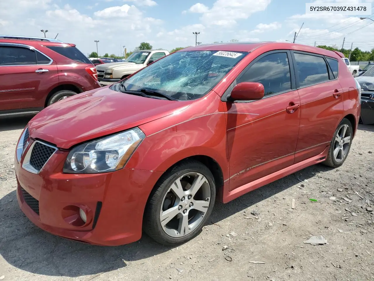 2009 Pontiac Vibe Gt VIN: 5Y2SR67039Z431478 Lot: 56026645