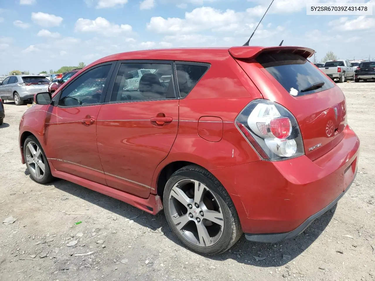 2009 Pontiac Vibe Gt VIN: 5Y2SR67039Z431478 Lot: 56026645