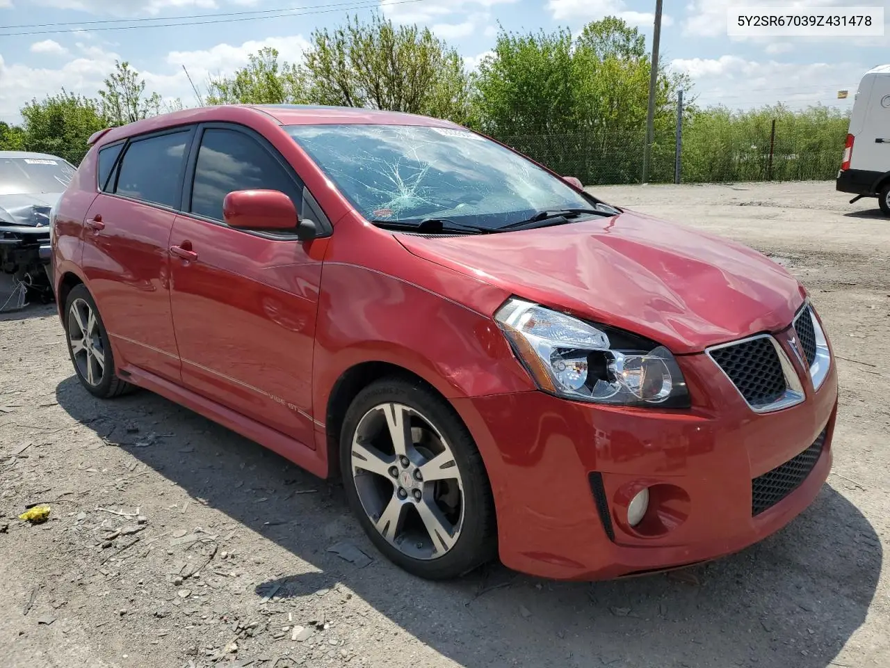 2009 Pontiac Vibe Gt VIN: 5Y2SR67039Z431478 Lot: 56026645
