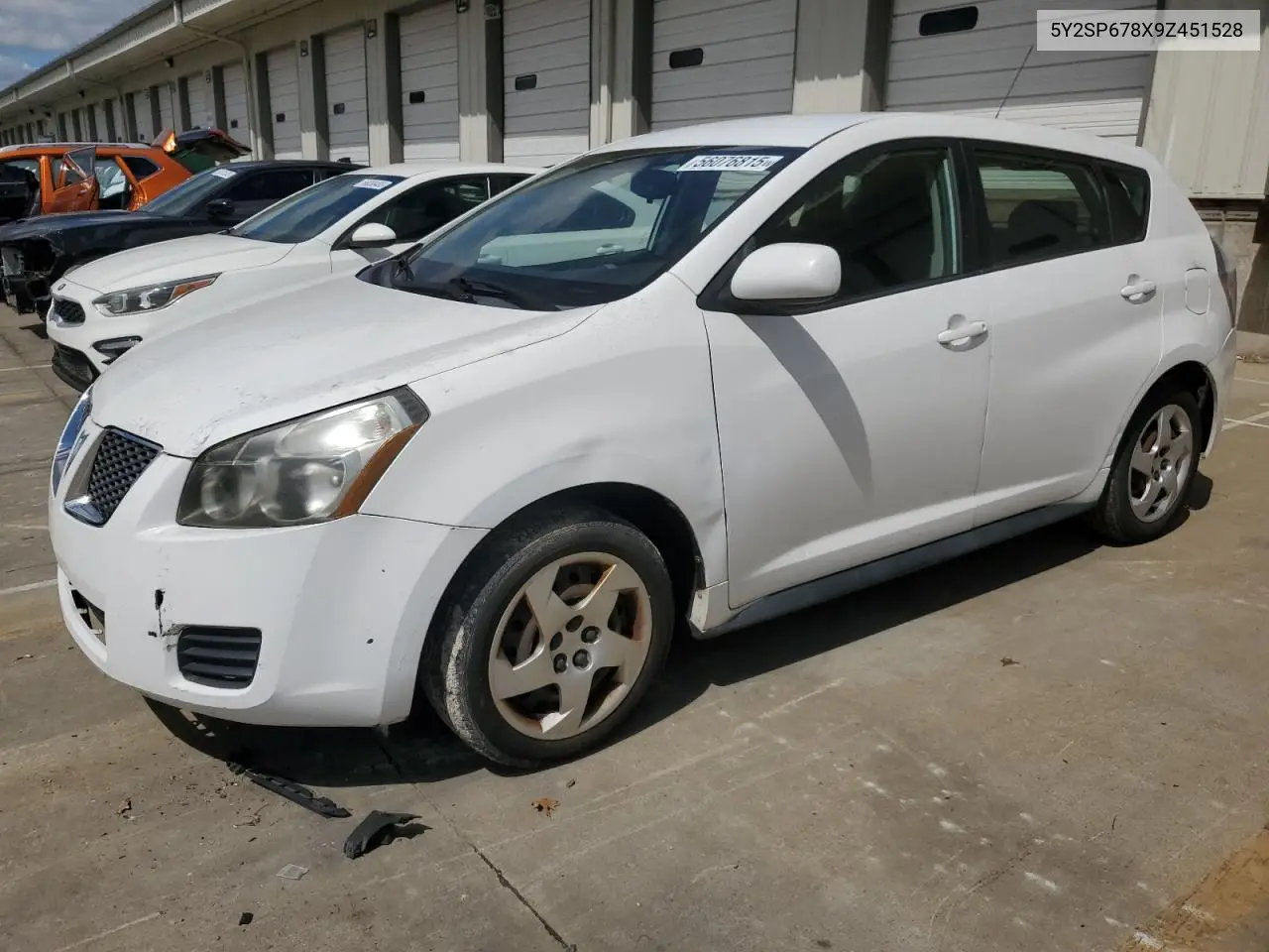 2009 Pontiac Vibe VIN: 5Y2SP678X9Z451528 Lot: 56076815