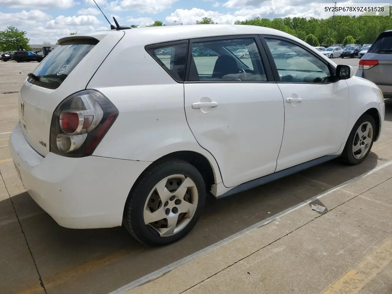 2009 Pontiac Vibe VIN: 5Y2SP678X9Z451528 Lot: 56076815