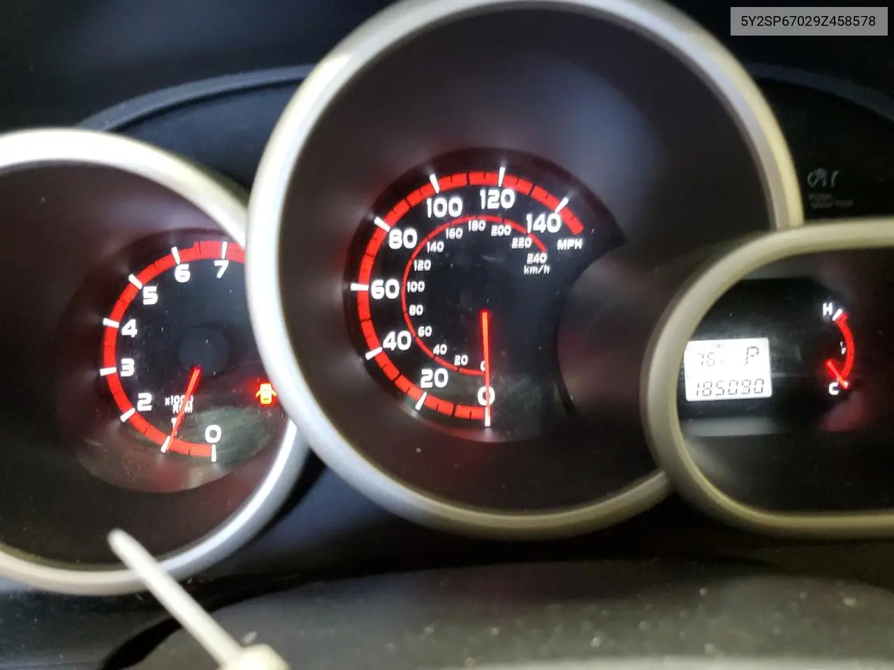 2009 Pontiac Vibe VIN: 5Y2SP67029Z458578 Lot: 56288315