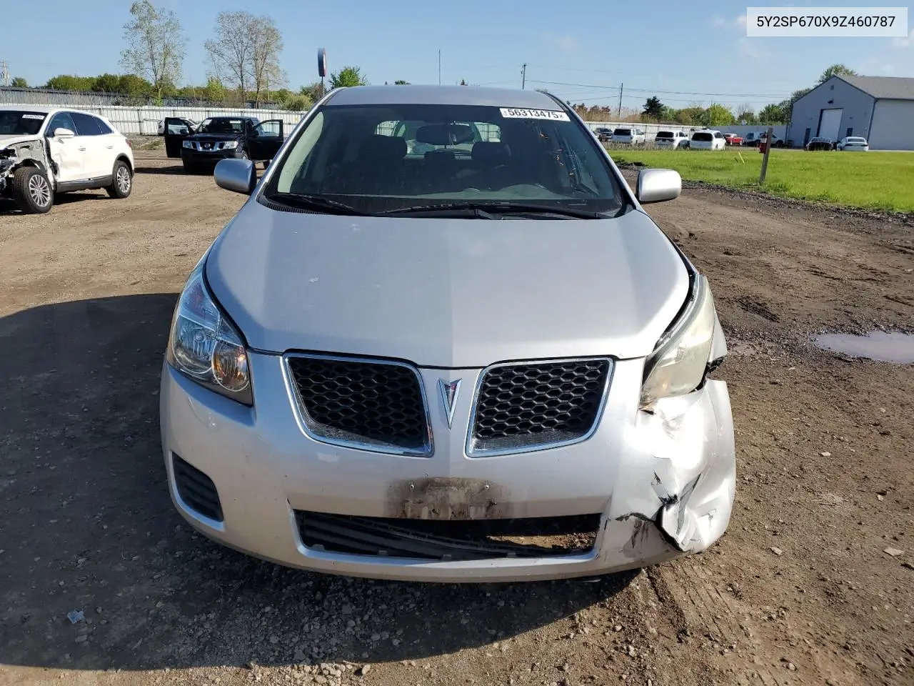 2009 Pontiac Vibe VIN: 5Y2SP670X9Z460787 Lot: 56313475
