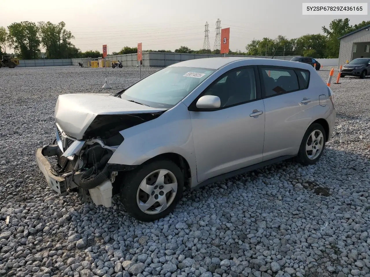 2009 Pontiac Vibe VIN: 5Y2SP67829Z436165 Lot: 59014825