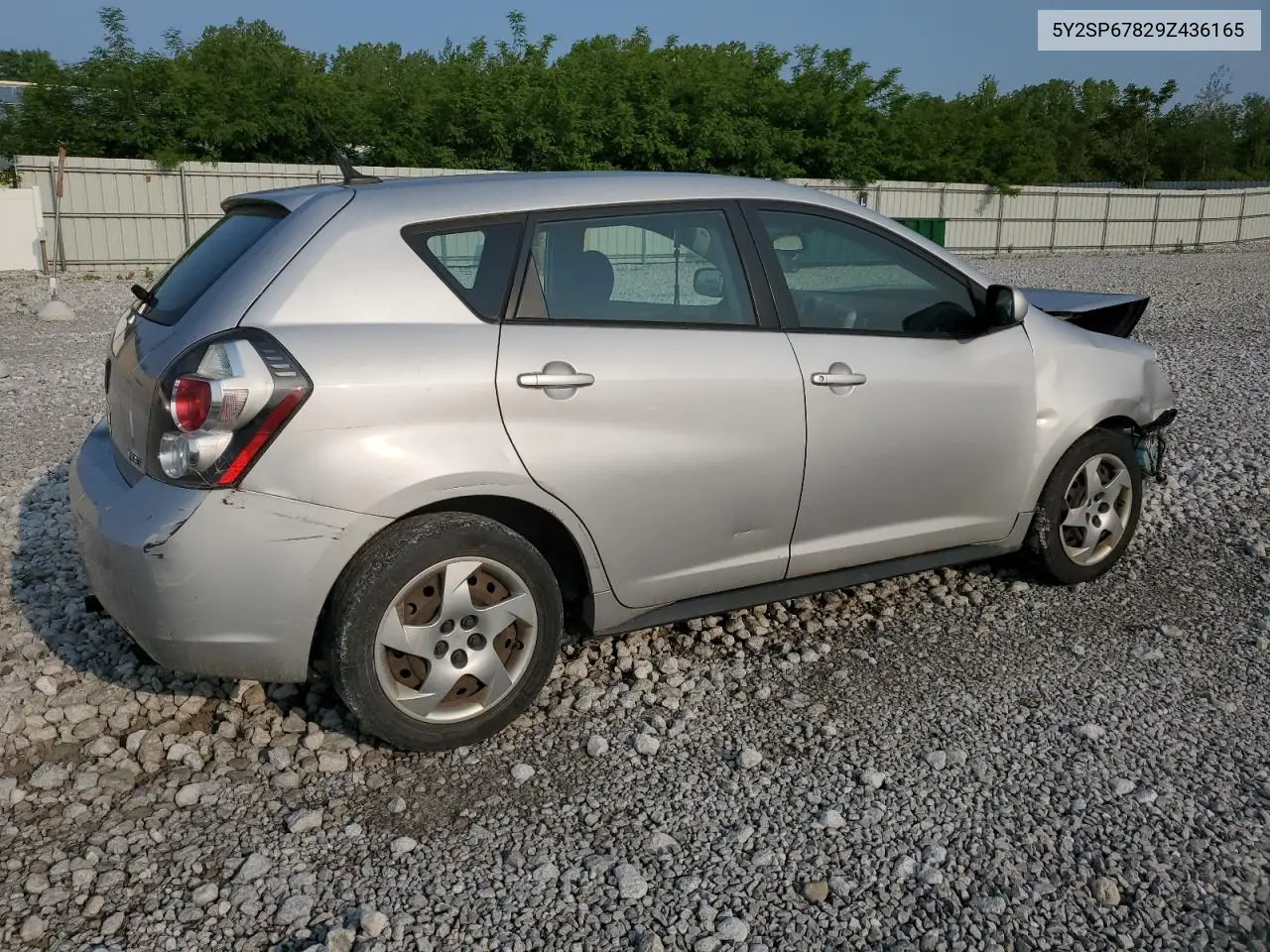 2009 Pontiac Vibe VIN: 5Y2SP67829Z436165 Lot: 59014825