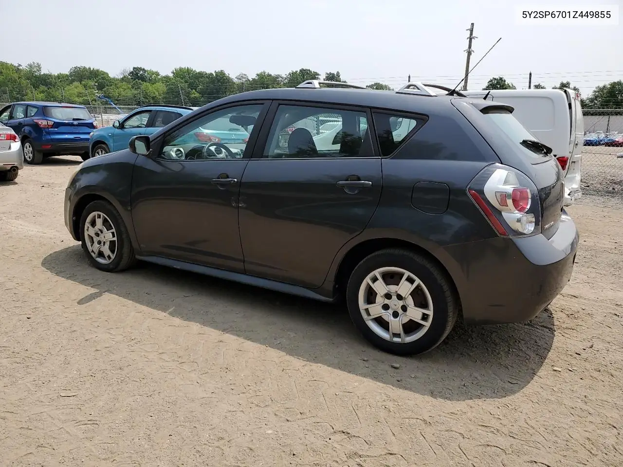 2009 Pontiac Vibe VIN: 5Y2SP6701Z449855 Lot: 59822285