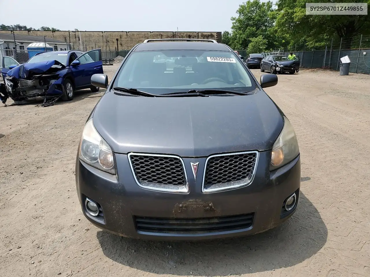 2009 Pontiac Vibe VIN: 5Y2SP6701Z449855 Lot: 59822285