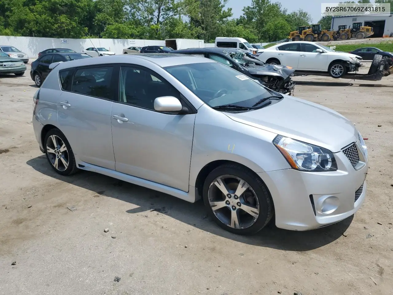2009 Pontiac Vibe Gt VIN: 5Y2SR67069Z431815 Lot: 59936085
