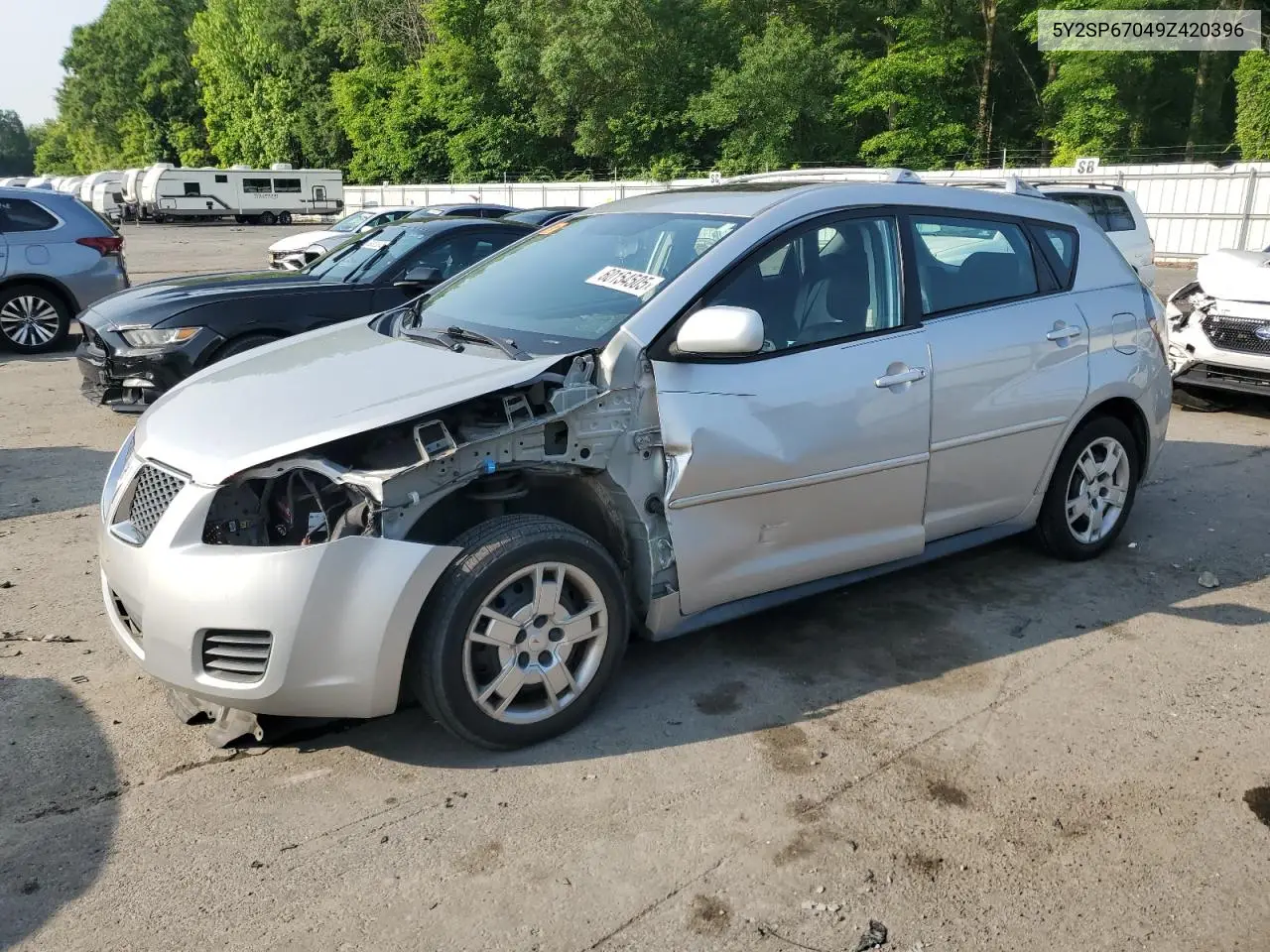 2009 Pontiac Vibe VIN: 5Y2SP67049Z420396 Lot: 60154505