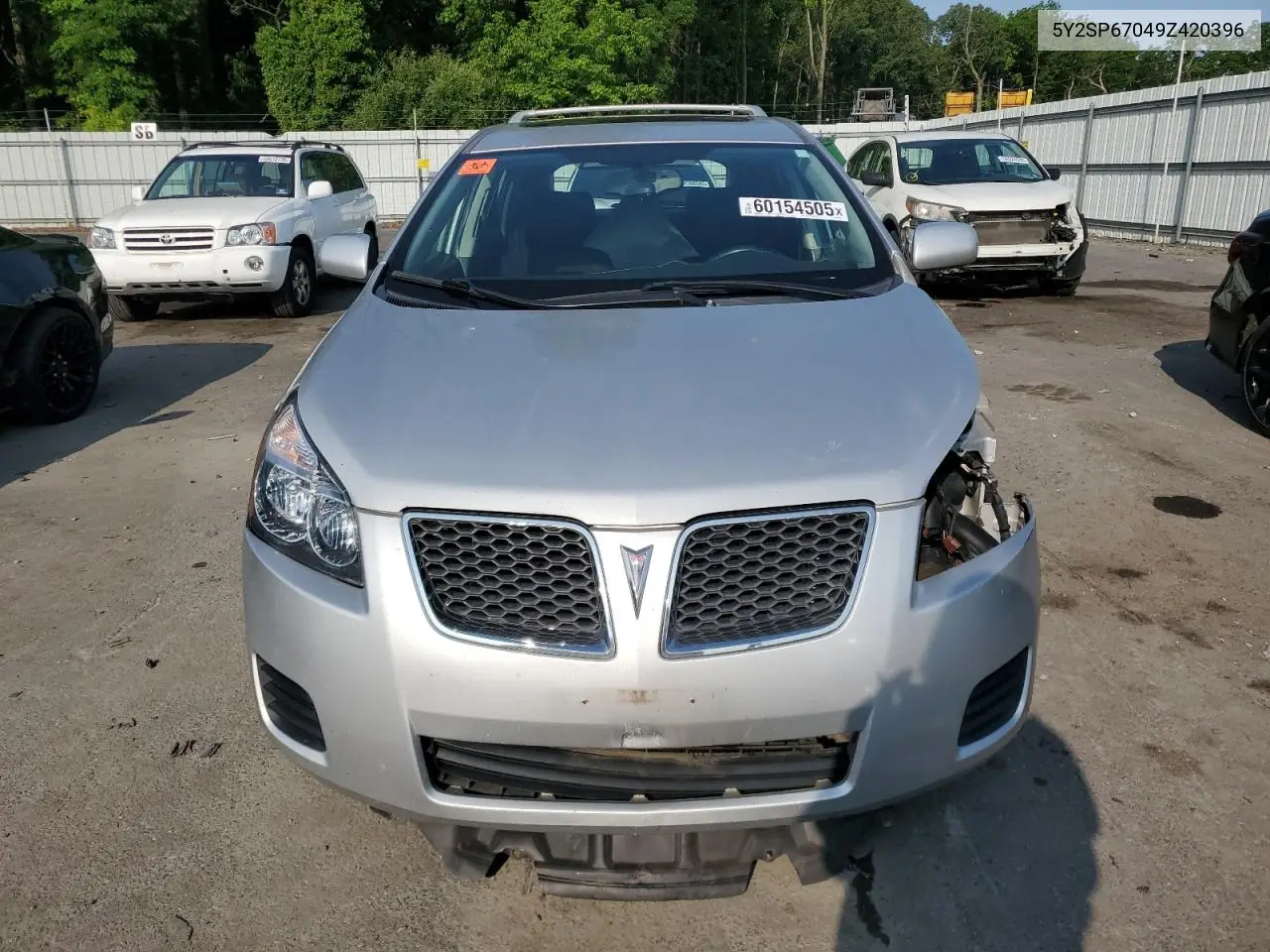 2009 Pontiac Vibe VIN: 5Y2SP67049Z420396 Lot: 60154505