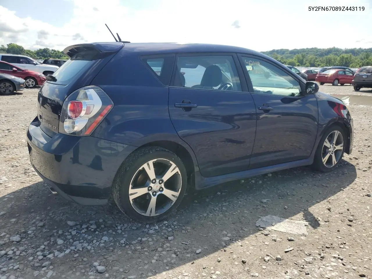 2009 Pontiac Vibe Gt VIN: 5Y2FN67089Z443119 Lot: 61194155