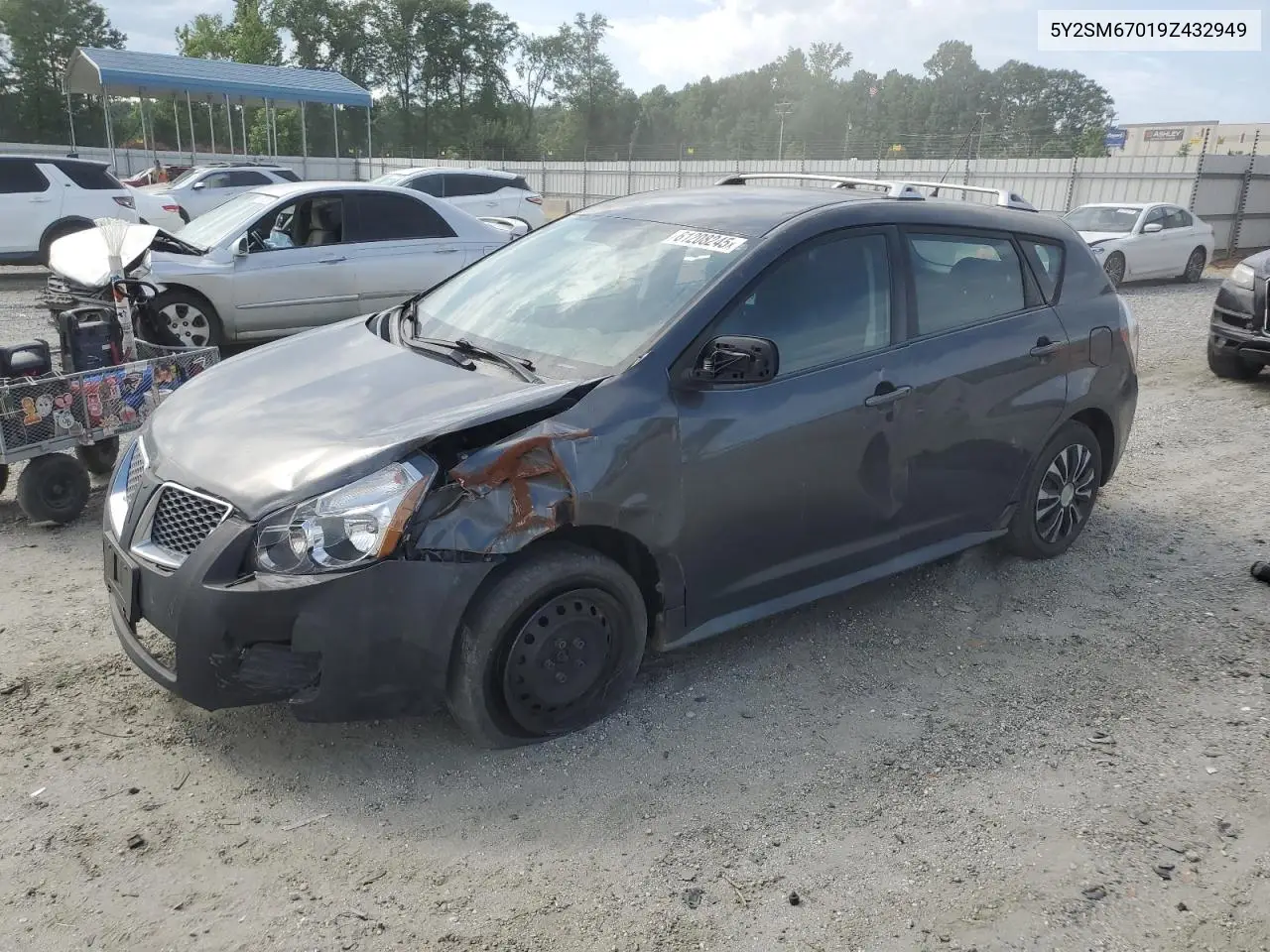 2009 Pontiac Vibe VIN: 5Y2SM67019Z432949 Lot: 61208245