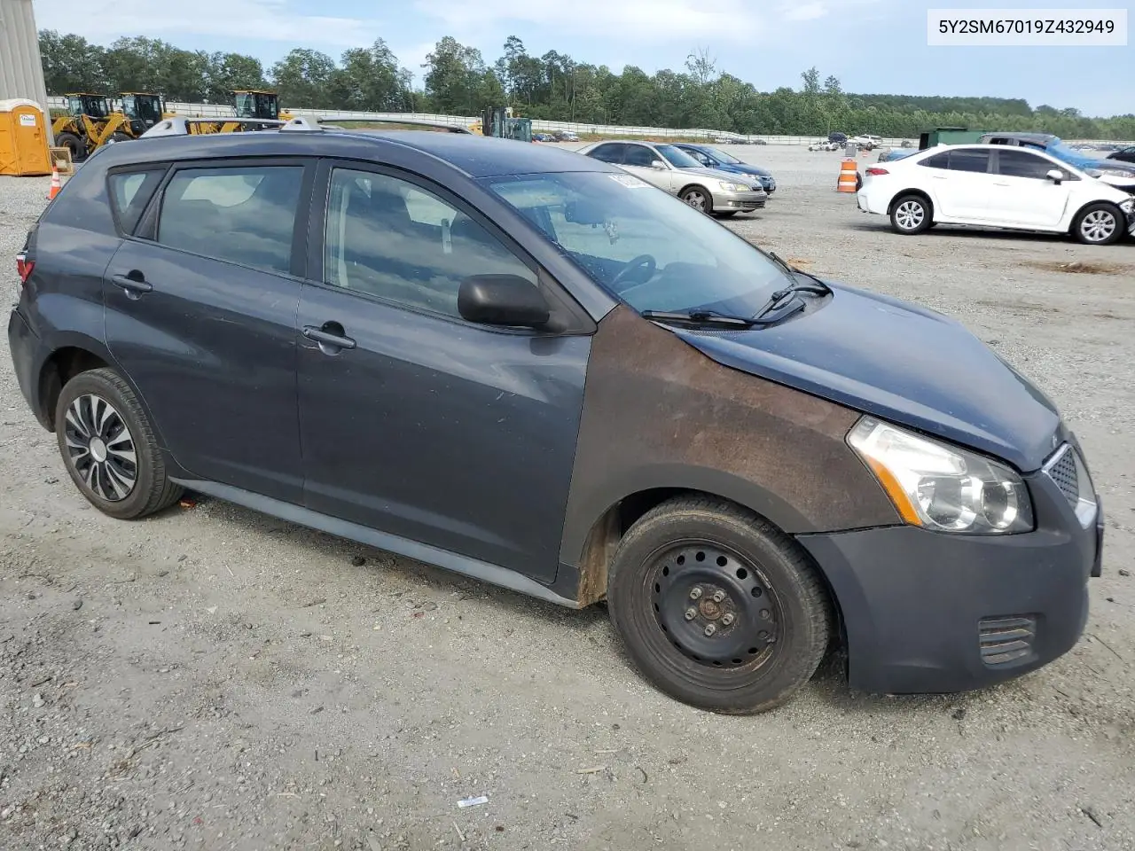 2009 Pontiac Vibe VIN: 5Y2SM67019Z432949 Lot: 61208245