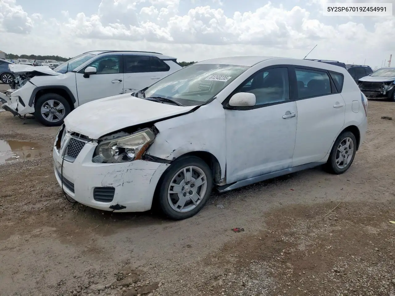 2009 Pontiac Vibe VIN: 5Y2SP67019Z454991 Lot: 61248235