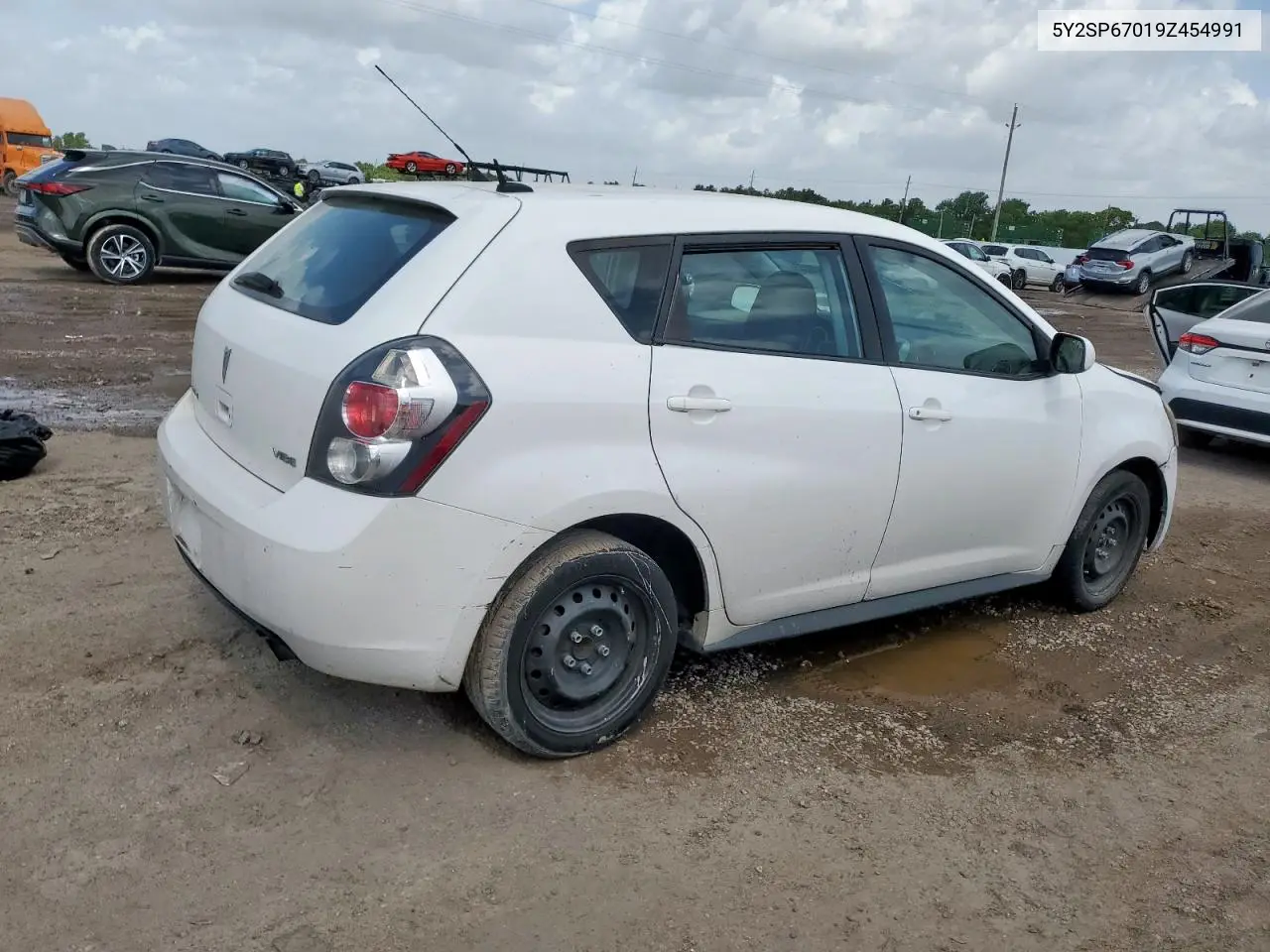 2009 Pontiac Vibe VIN: 5Y2SP67019Z454991 Lot: 61248235
