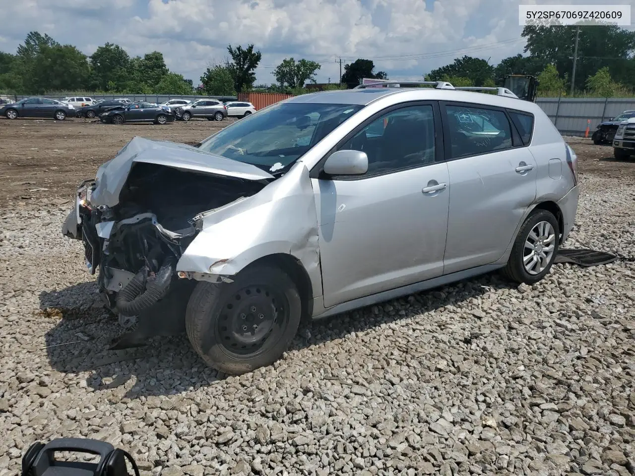 2009 Pontiac Vibe VIN: 5Y2SP67069Z420609 Lot: 61806925
