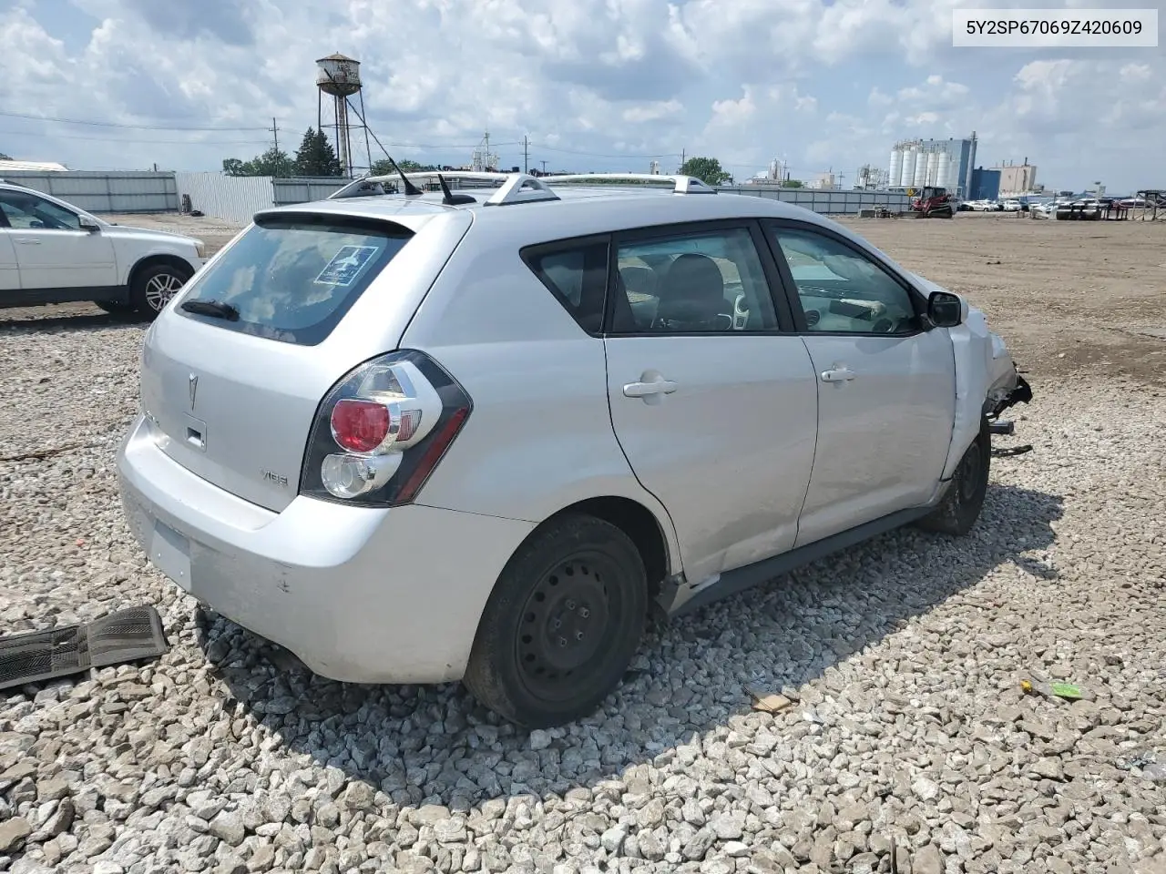 2009 Pontiac Vibe VIN: 5Y2SP67069Z420609 Lot: 61806925