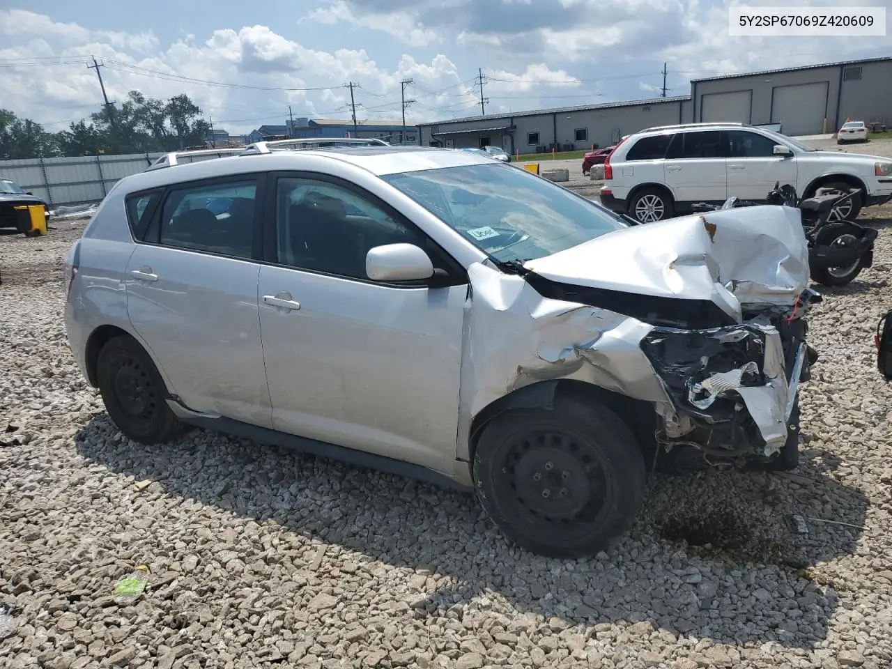 2009 Pontiac Vibe VIN: 5Y2SP67069Z420609 Lot: 61806925