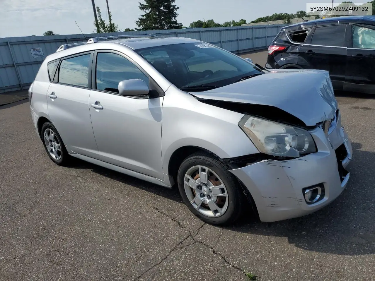 2009 Pontiac Vibe VIN: 5Y2SM67029Z409132 Lot: 62008265