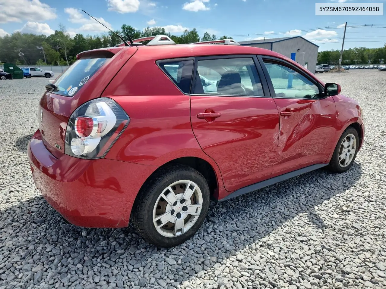2009 Pontiac Vibe VIN: 5Y2SM67059Z464058 Lot: 62327285