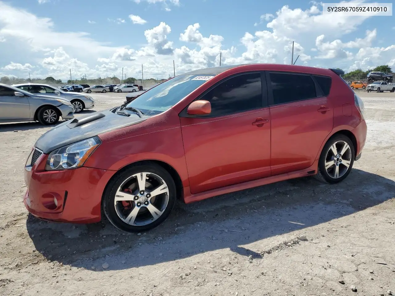 2009 Pontiac Vibe Gt VIN: 5Y2SR67059Z410910 Lot: 62497825