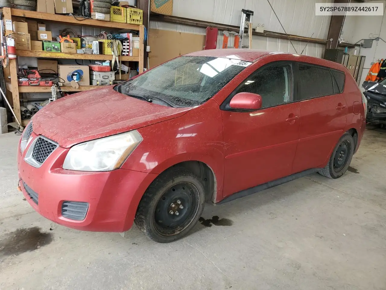 2009 Pontiac Vibe VIN: 5Y2SP67889Z442617 Lot: 62872505