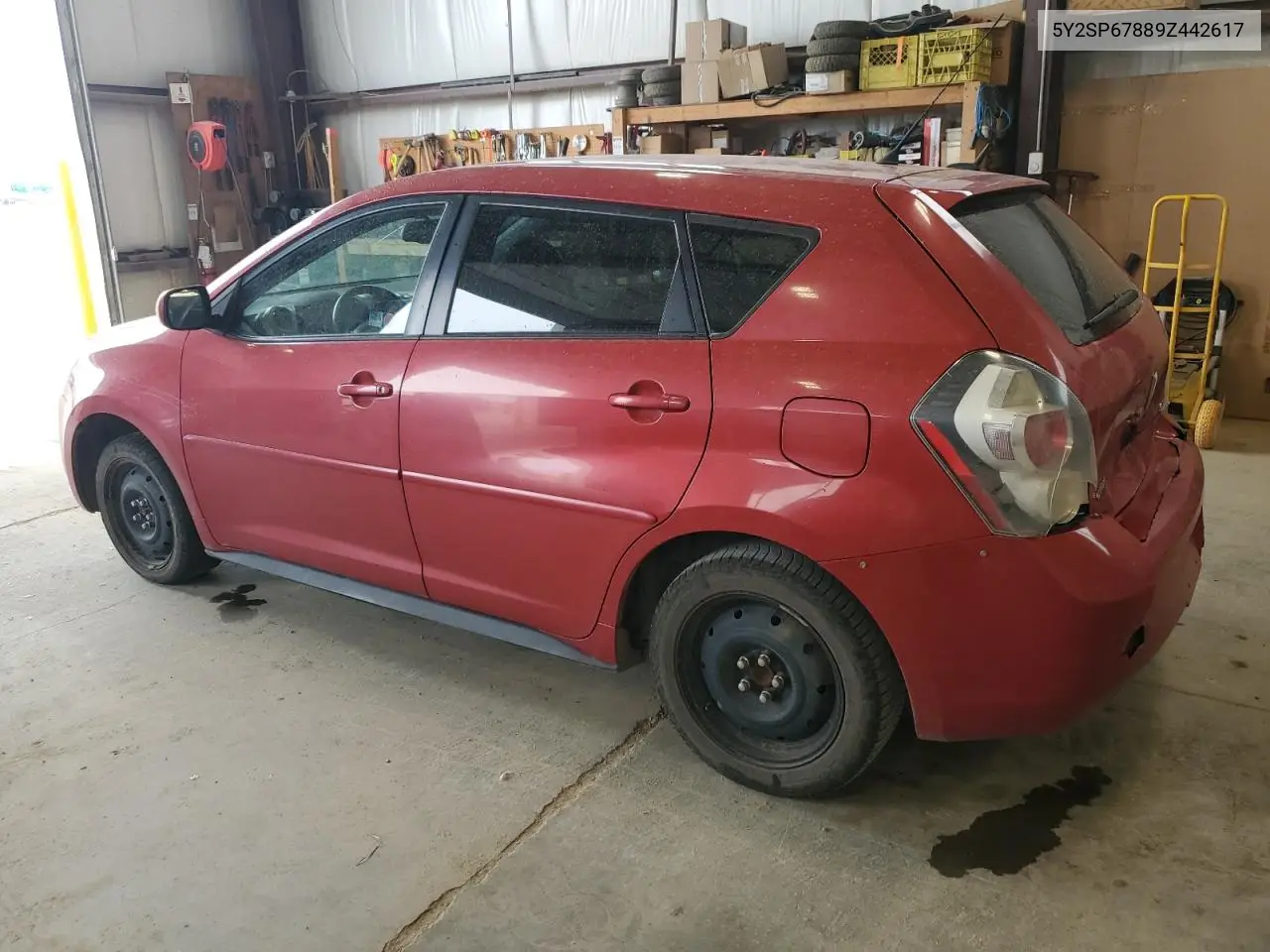 2009 Pontiac Vibe VIN: 5Y2SP67889Z442617 Lot: 62872505