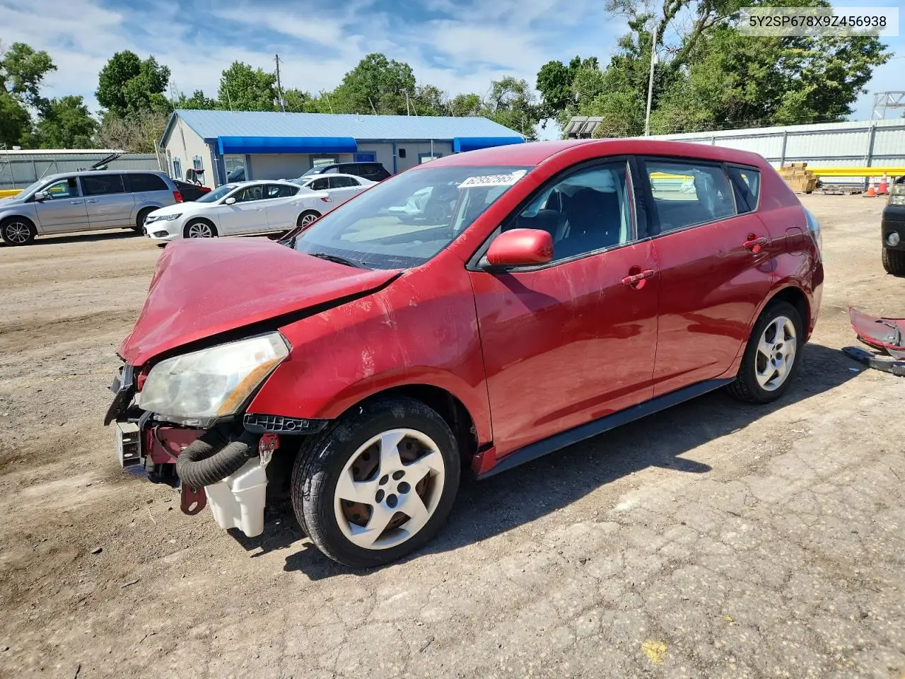2009 Pontiac Vibe VIN: 5Y2SP678X9Z456938 Lot: 62952565