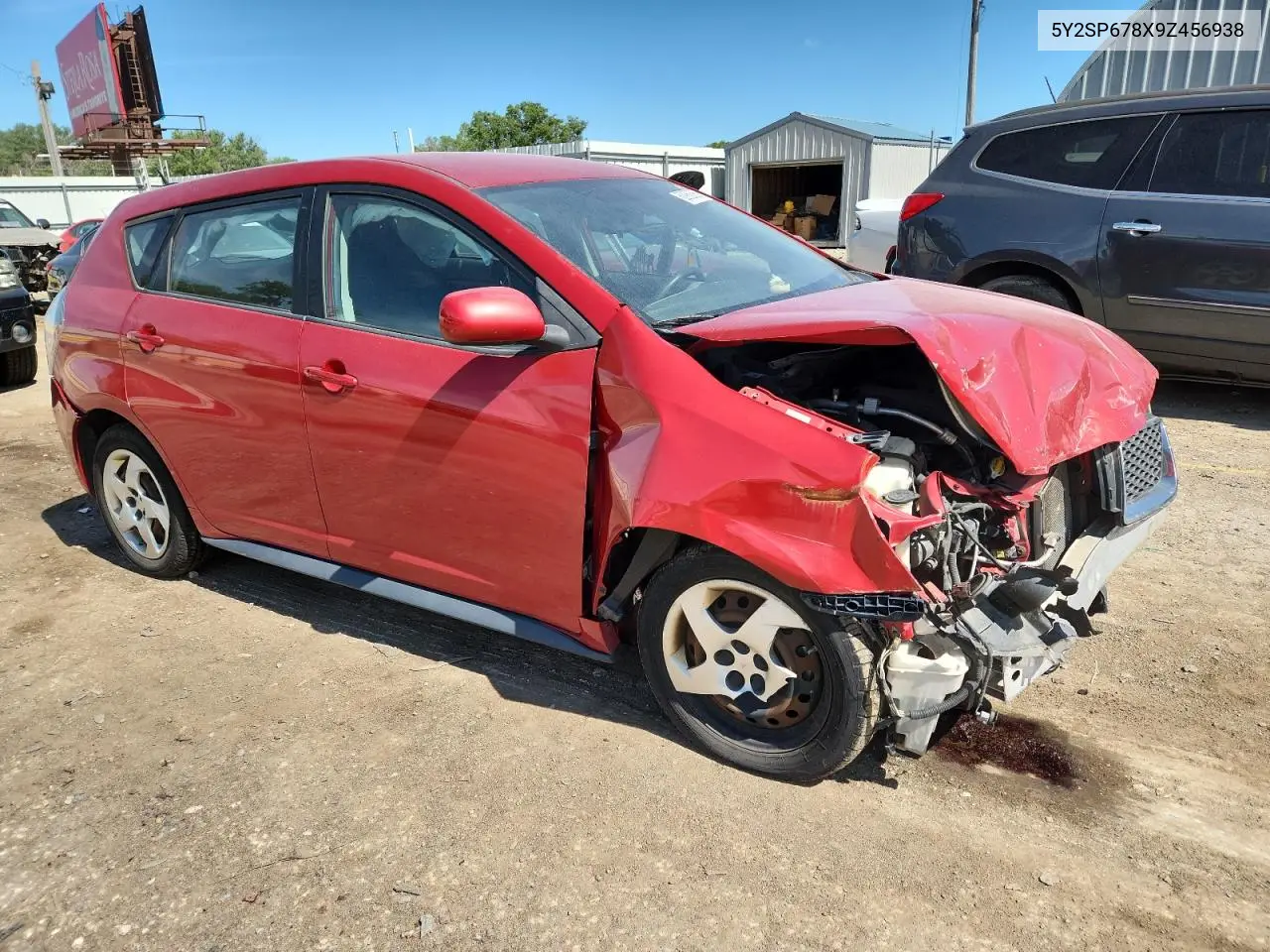 2009 Pontiac Vibe VIN: 5Y2SP678X9Z456938 Lot: 62952565