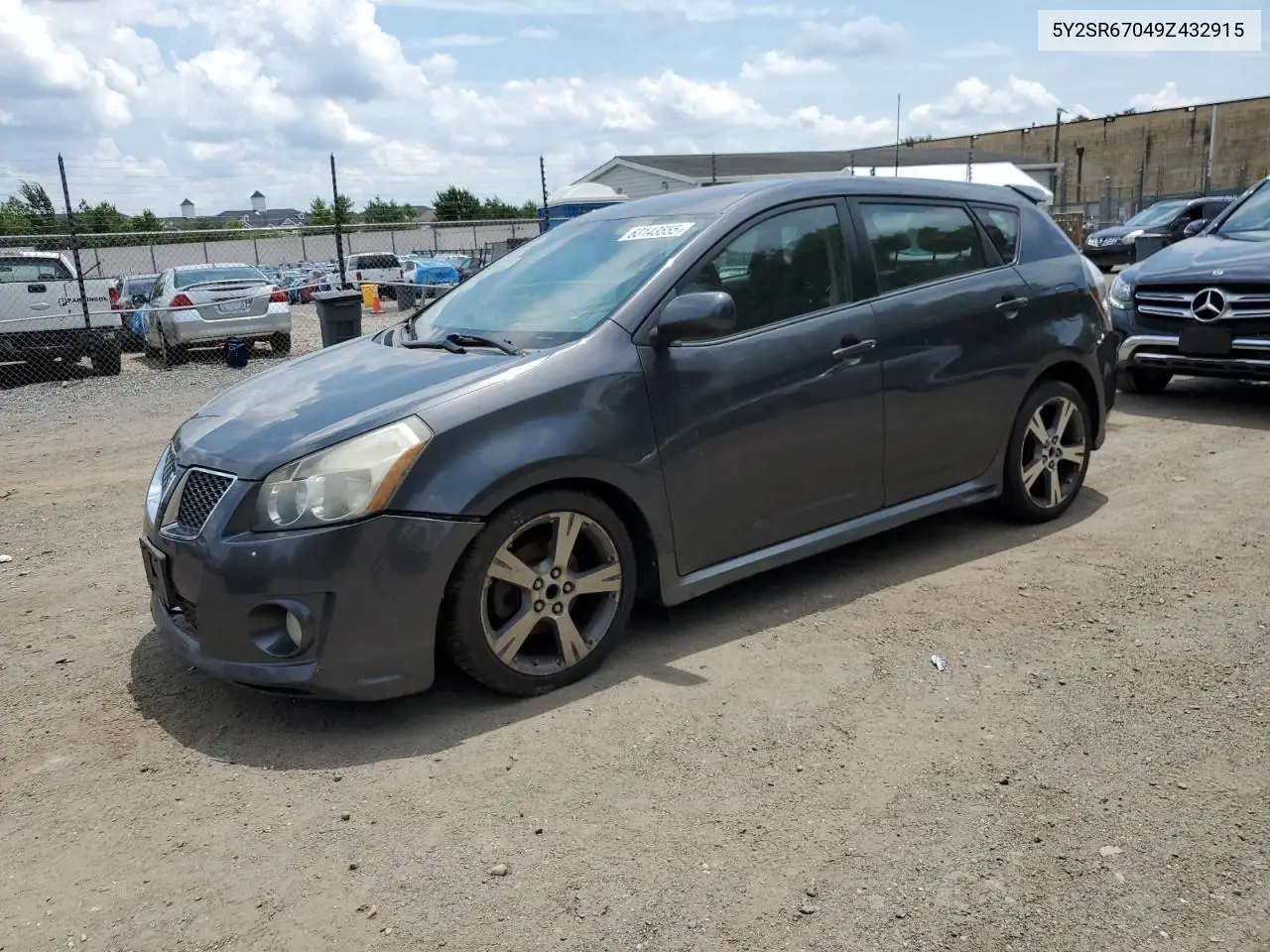 2009 Pontiac Vibe Gt VIN: 5Y2SR67049Z432915 Lot: 63143555