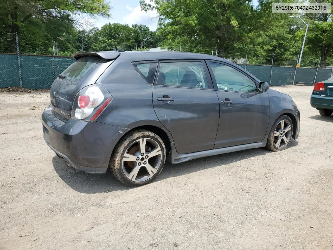 2009 Pontiac Vibe Gt VIN: 5Y2SR67049Z432915 Lot: 63143555